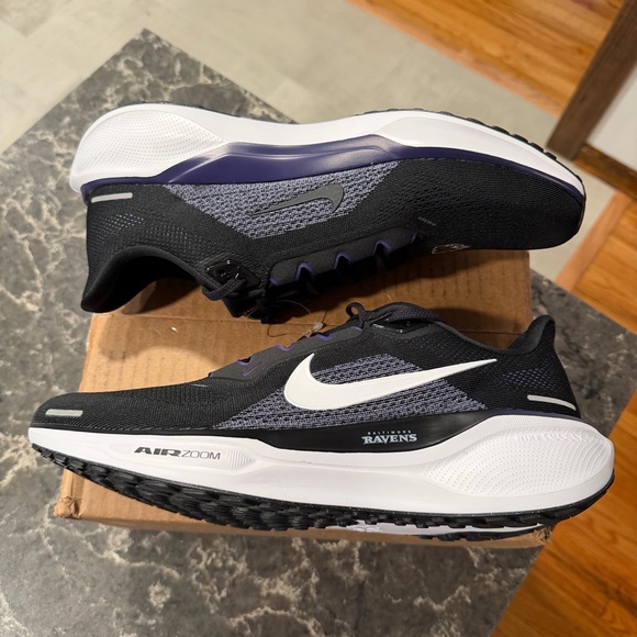 NEW Nike Air Zoom Pegasus 41 Baltimore Ravens (FZ5094-001) - Picture 6 of 11
